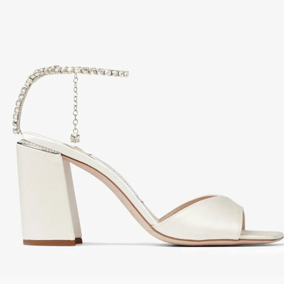 Jimmy Choo Saeda Sandal Block Heel 85 - Picture 2 of 5